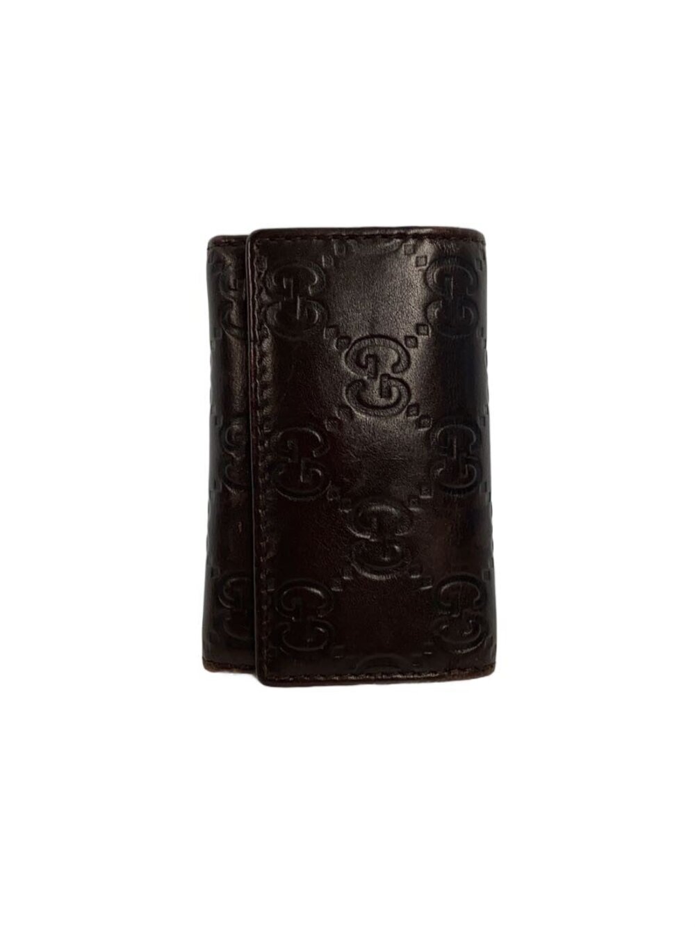 Gucci Key Case Wallet Brown Stripe